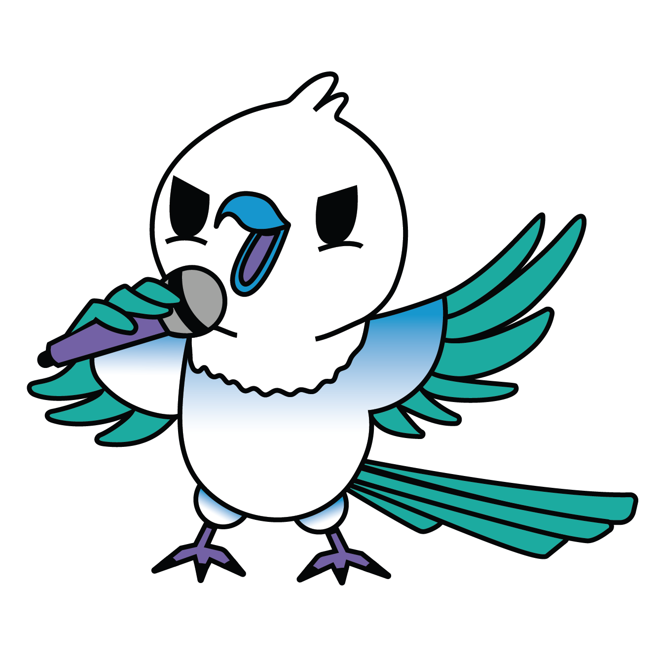 SHOUT KARAOKE bird mascot - best karaoke bar and authentic Korean noraebang in Toronto North York - Yonge and Finch